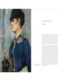 Manet's Quarrel with Impressionism