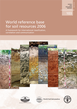 (2006) World Reference Base for Soil Resources