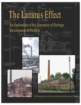 The Lazarus Effect an Exploration of the Economics of Heritage Development in Ontario