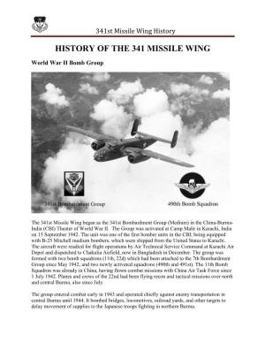 The 341St Missile Wing History