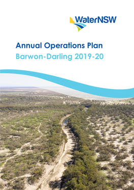Annual Operations Plan Barwon-Darling 2019-20 Acronym Definition