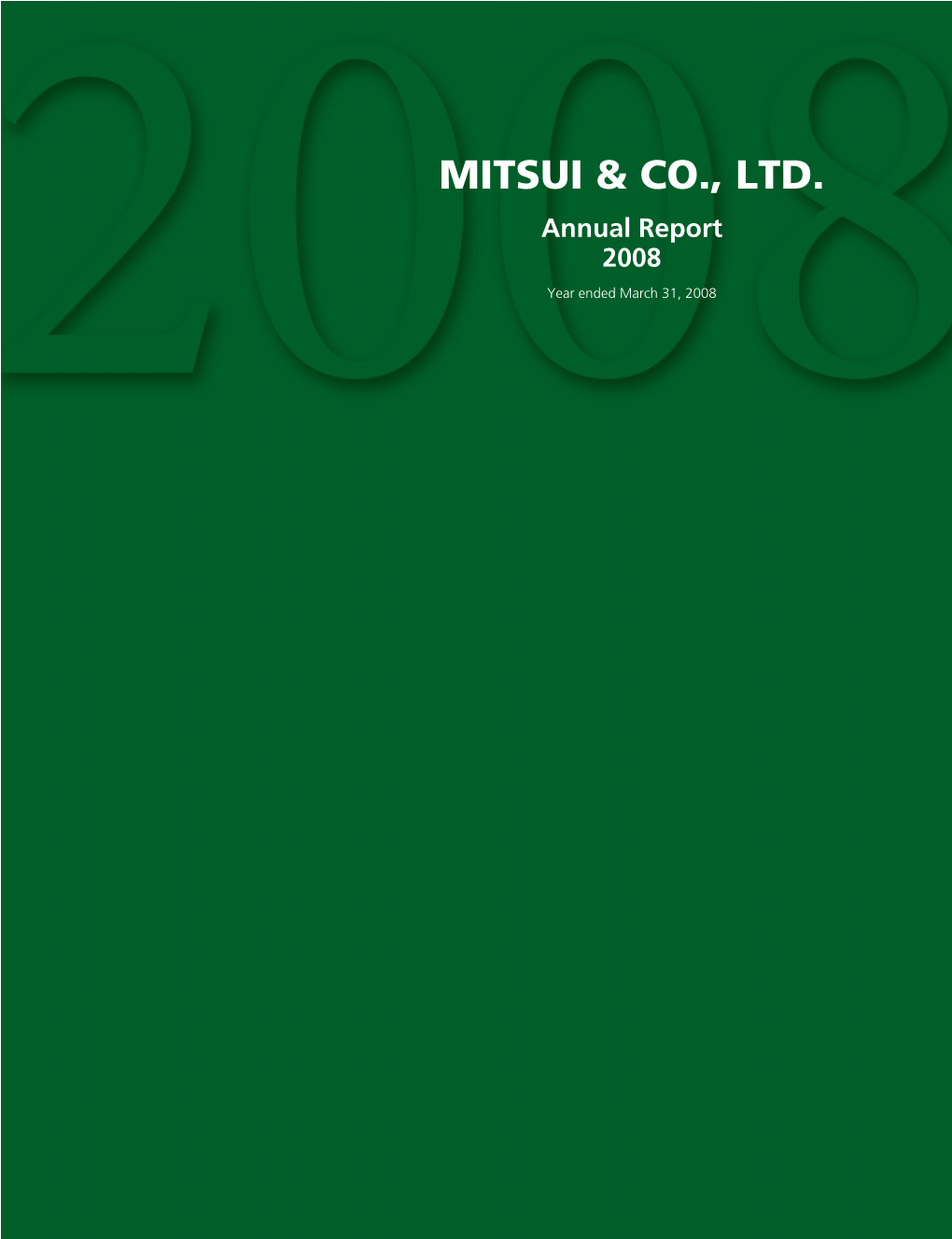 Annual Report 2008