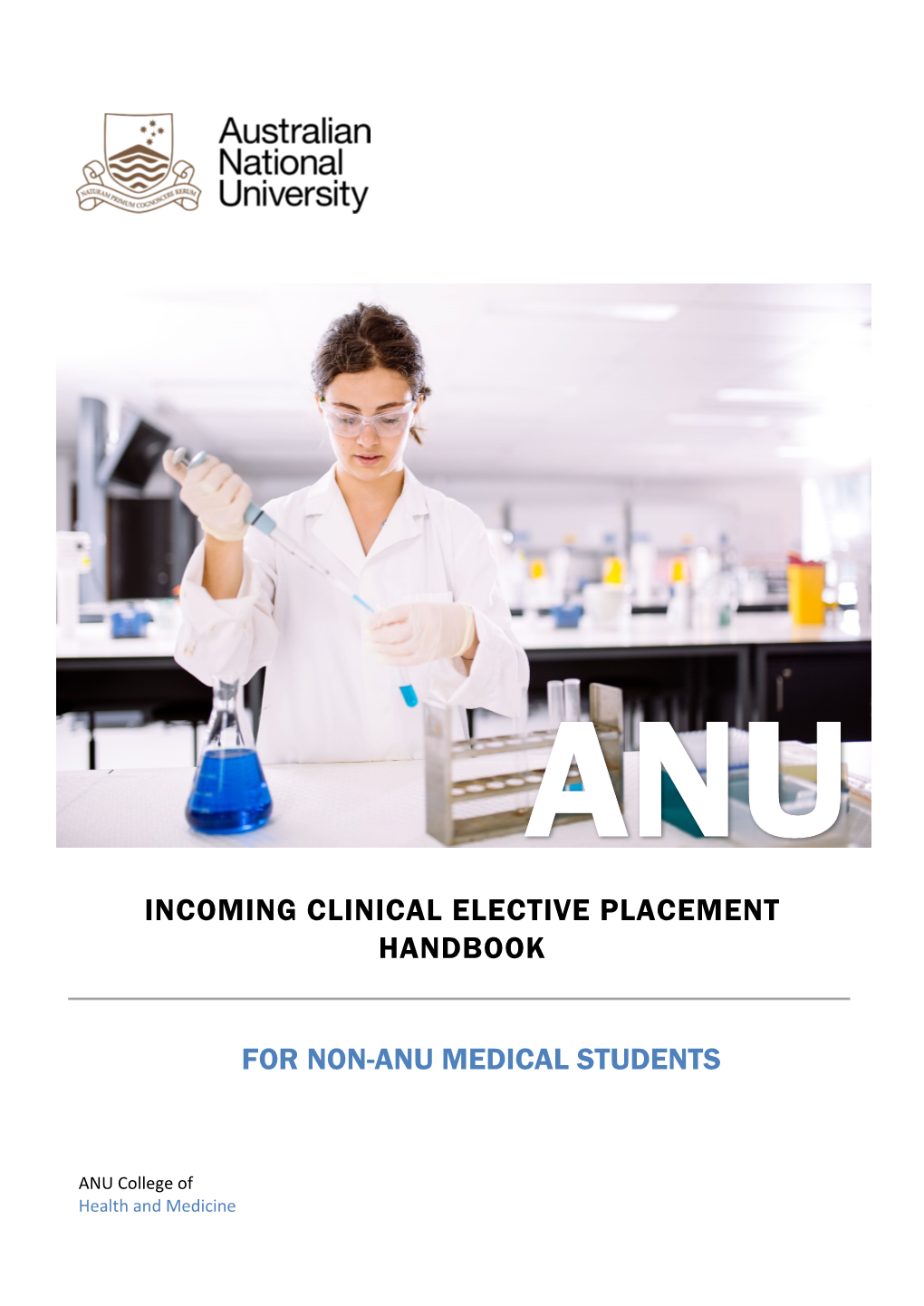 Incoming Clinical Elective Placement Handbook