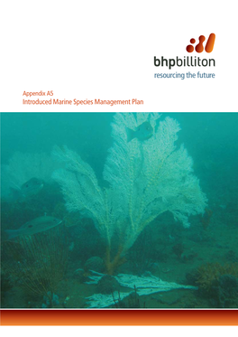 Appendix A5 Introduced Marine Species Management Plan