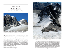 Hidden Zanskar Exploration of the Korlomshe Tokpo1