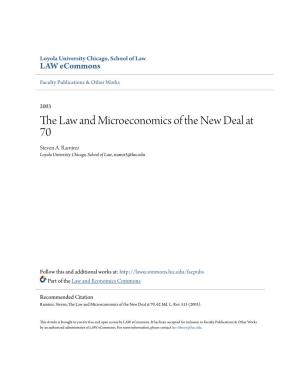 The Law and Microeconomics of the New Deal at 70 Steven A