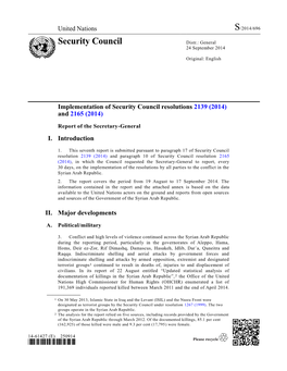 Security Council Distr.: General 24 September 2014