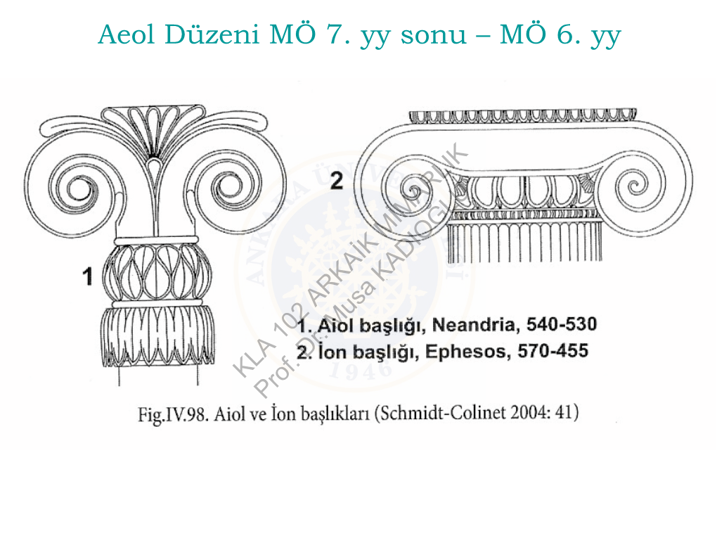 Aeol Düzeni MÖ 7. Yy Sonu – MÖ 6