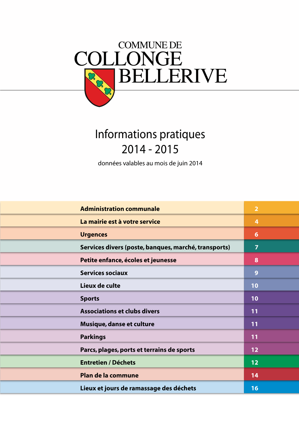 Infos Pratiques 2014-2015