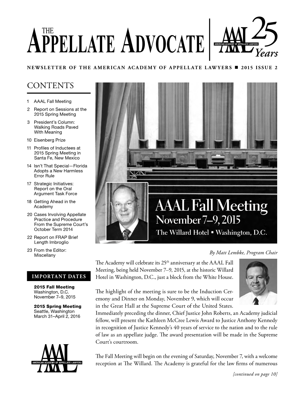 AAAL Fall Meeting