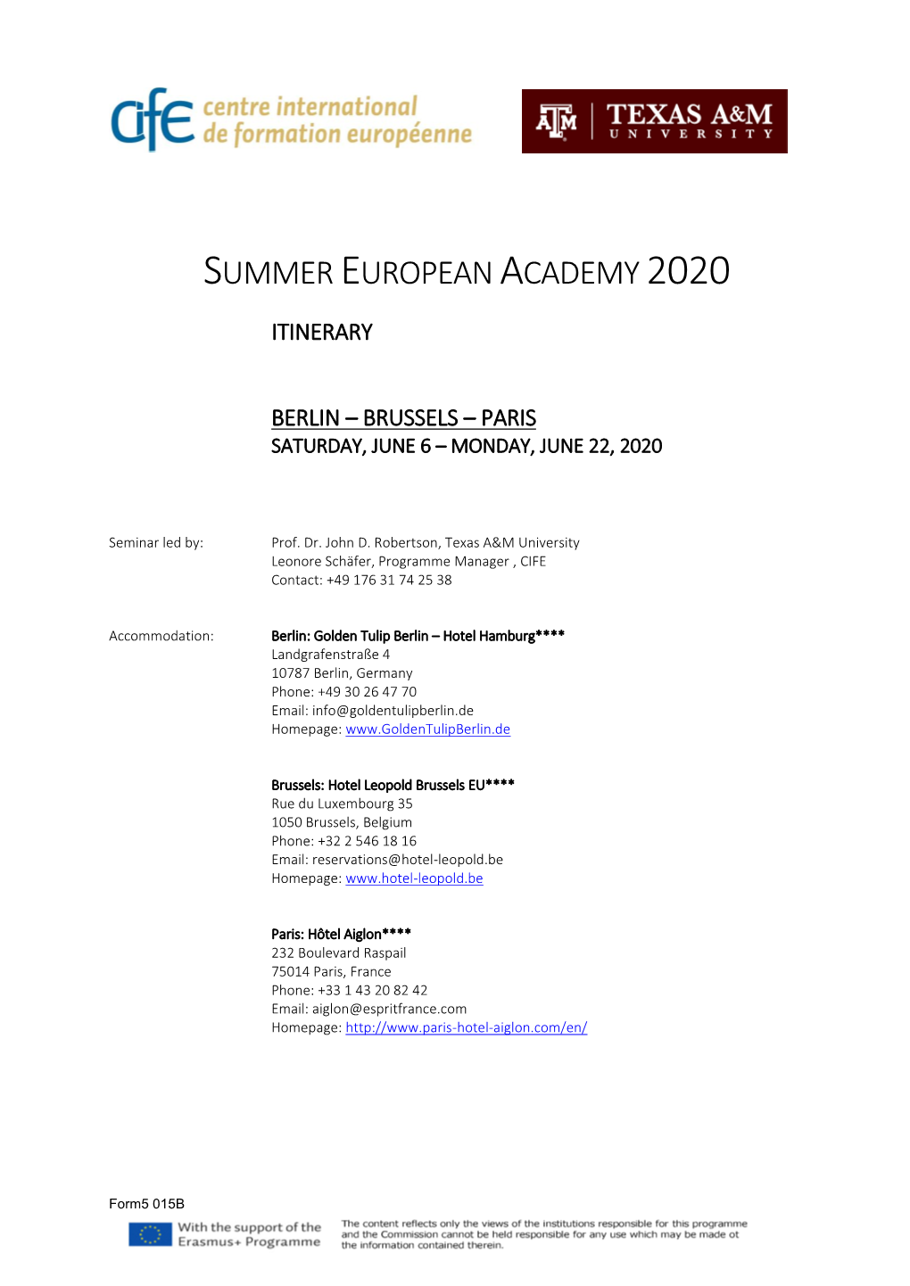 Summer European Academy 2011