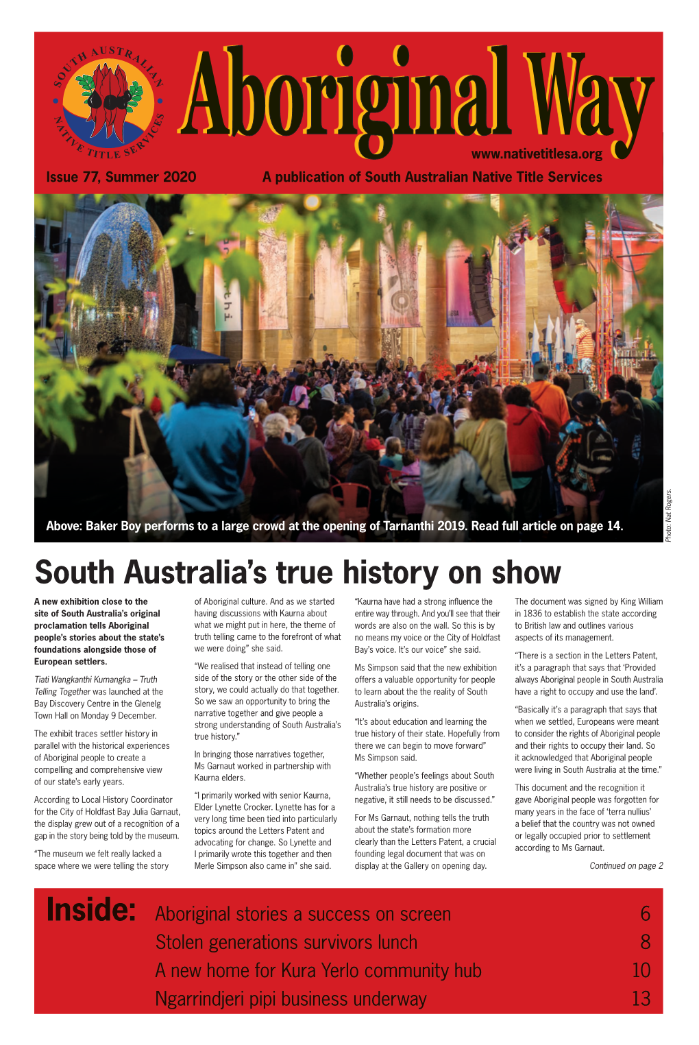 South Australia's True History on Show