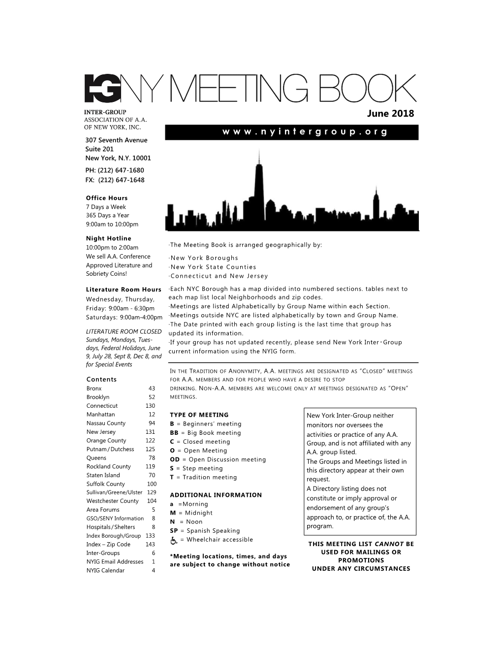 Meeting List Cannot Be