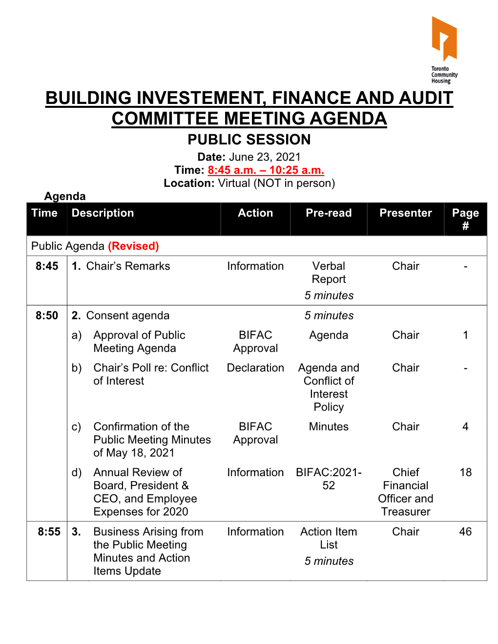 Public BIFAC Materials