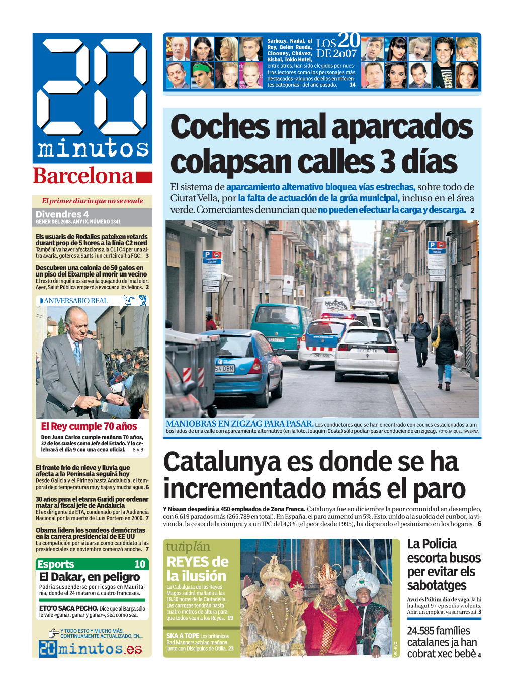 Coches Mal Aparcados Colapsan Calles 3 Días