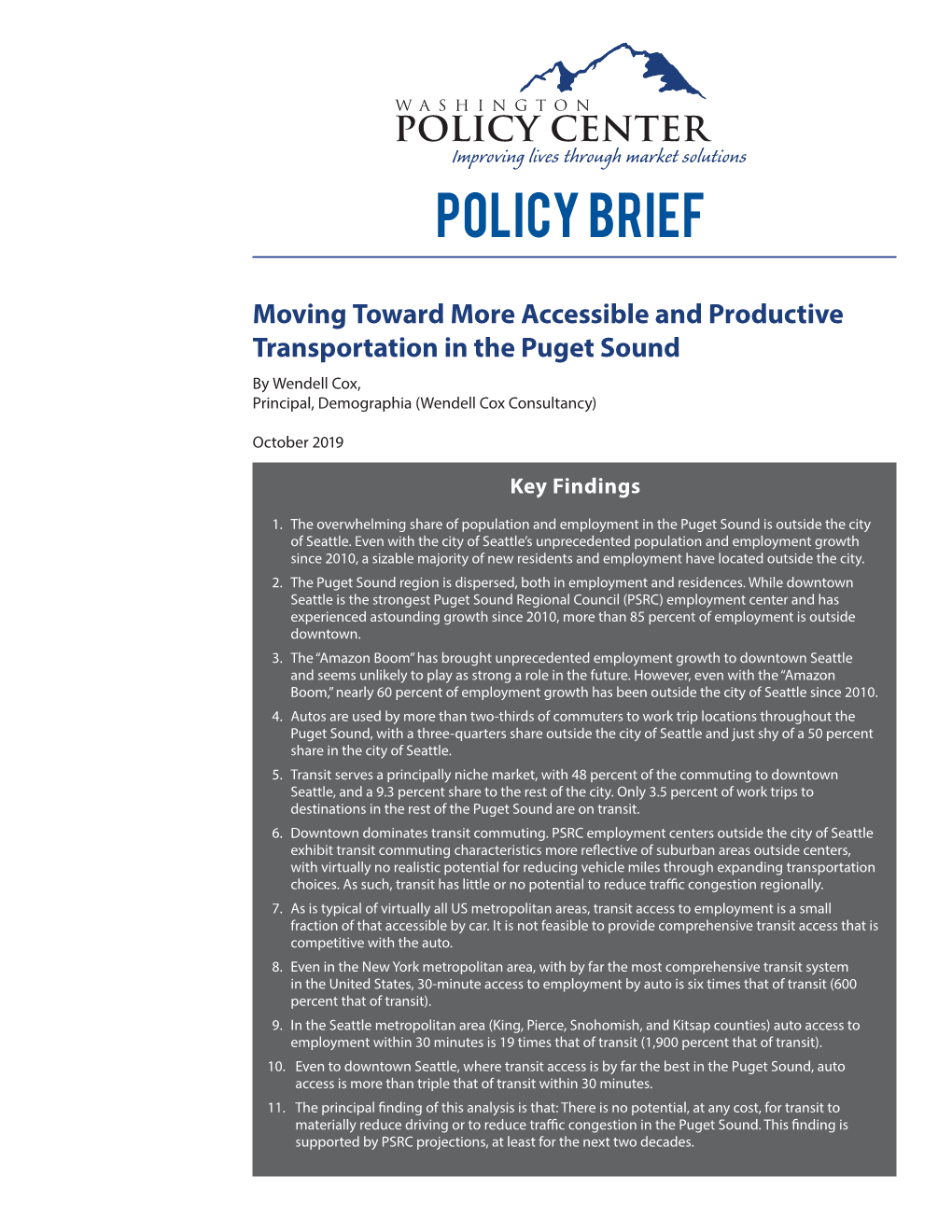 Policy Brief