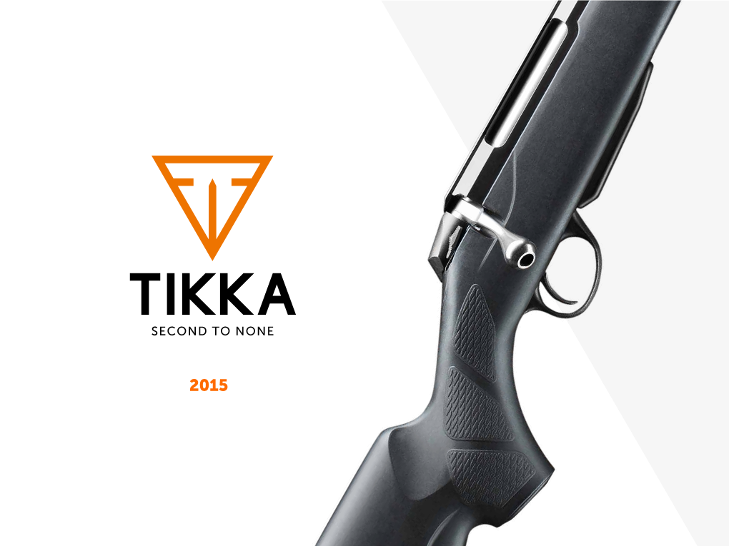 Tikka Rifles Catalogue 2015.Pdf