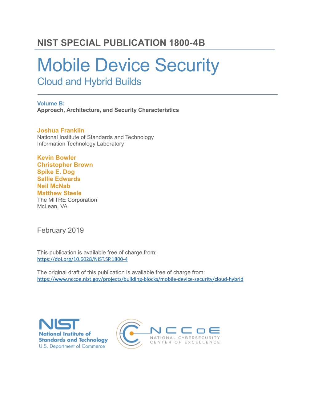 Mobile Device Security: Cloud and Hybrid Builds