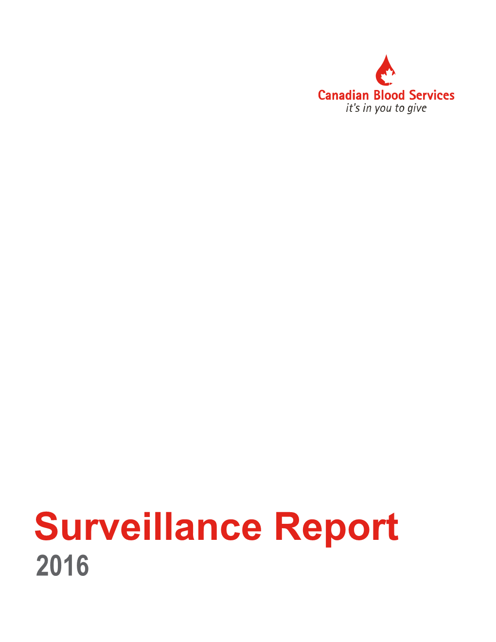 Surveillance Report 2016 Executive Summary