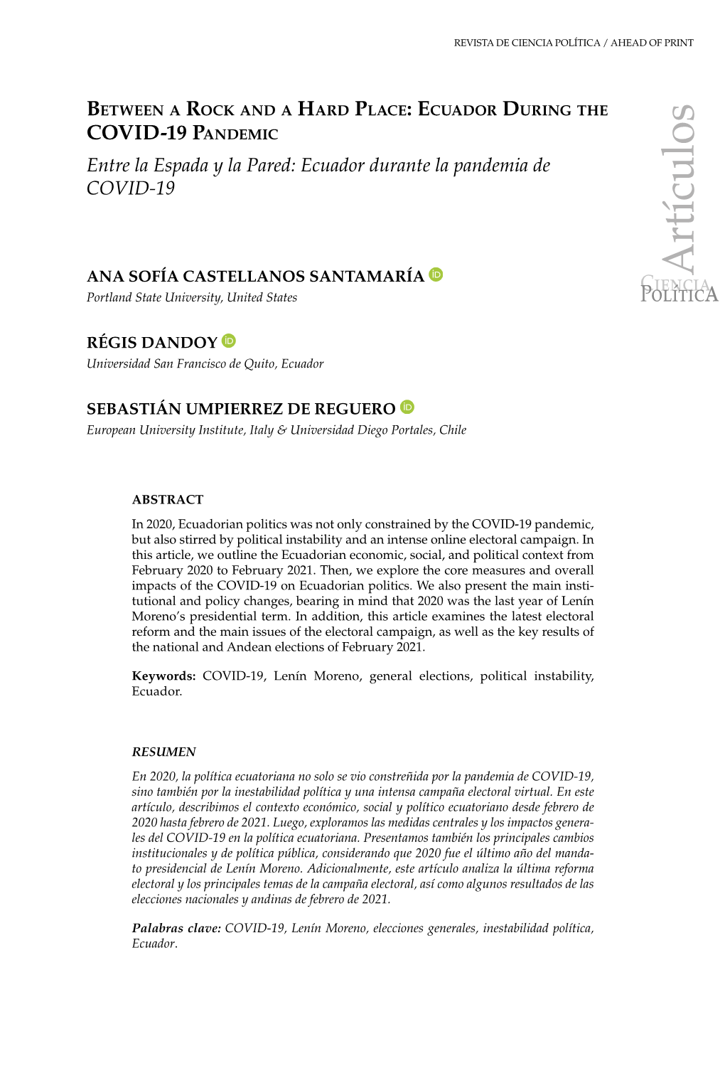 Artículos Portland State University, United States Política