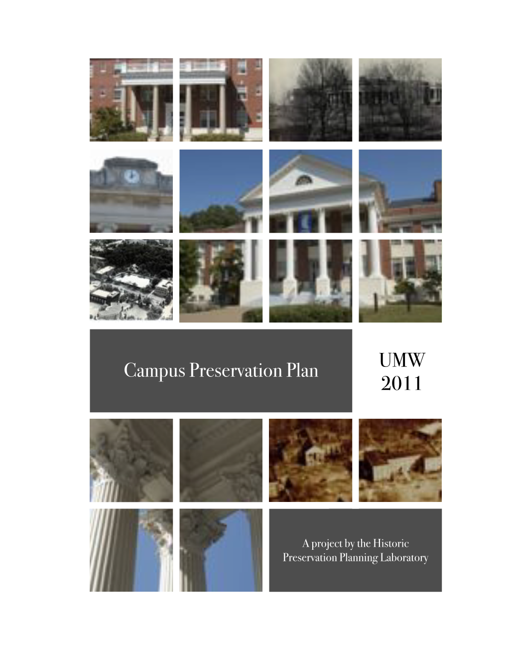 UMW 2011 Campus Preservation Plan