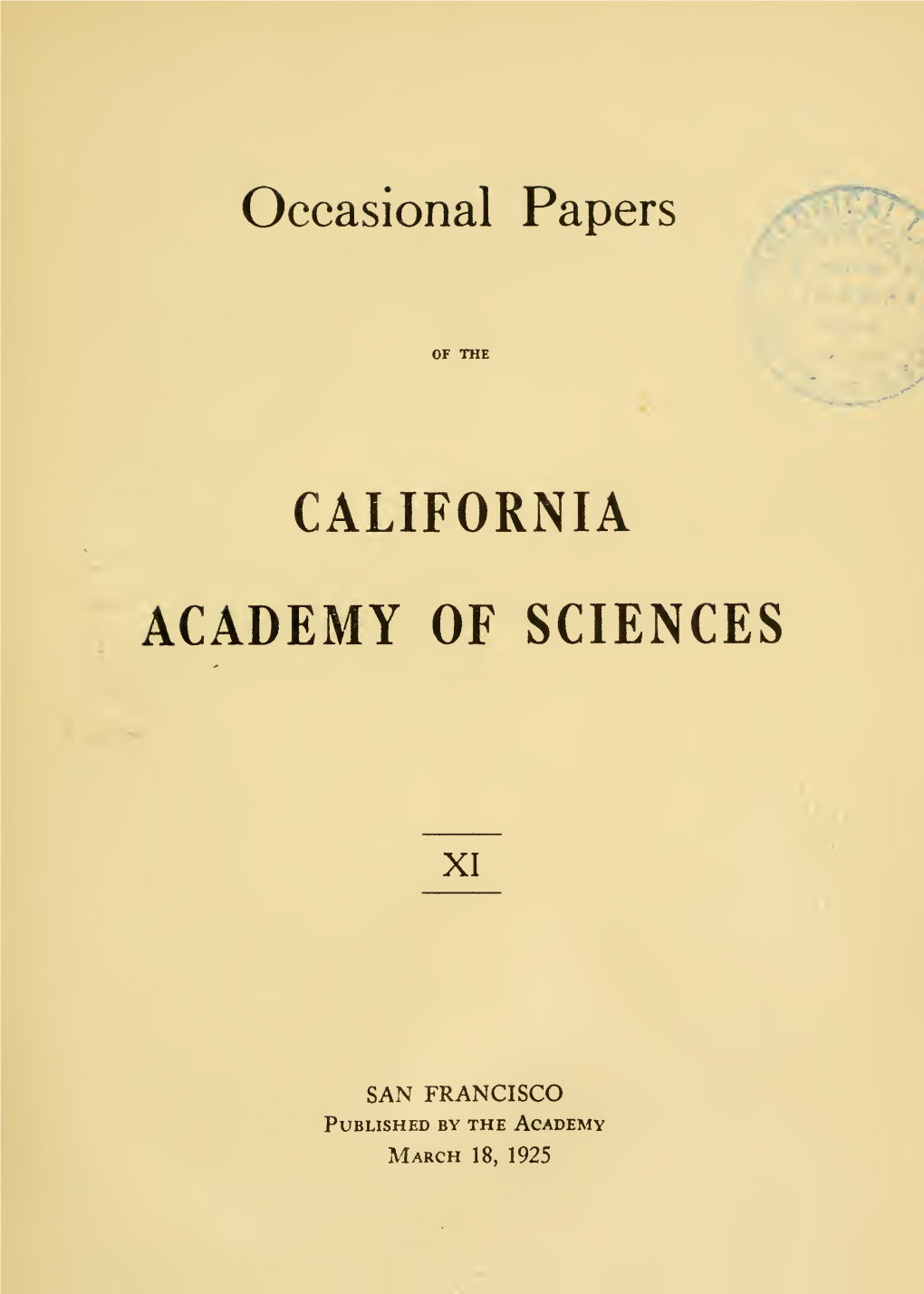 Fauna & Stratigraphic Relations of the Tejon Eocene at the Type Locality