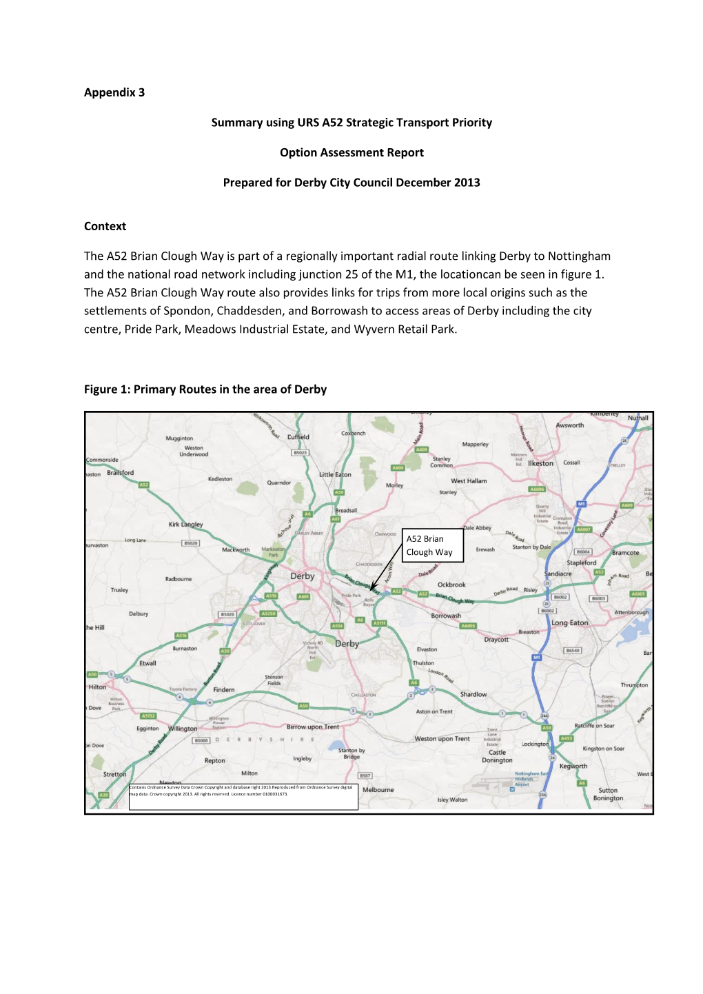 Appendix 3 Summary Using URS A52 Strategic