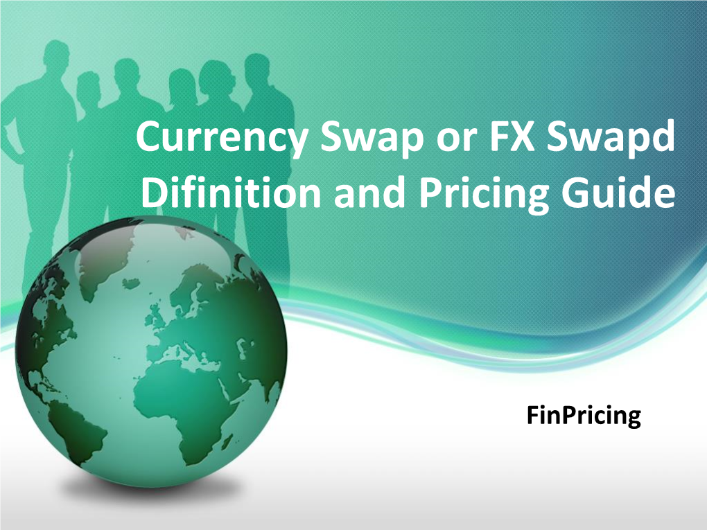 FX Swap Tutorial