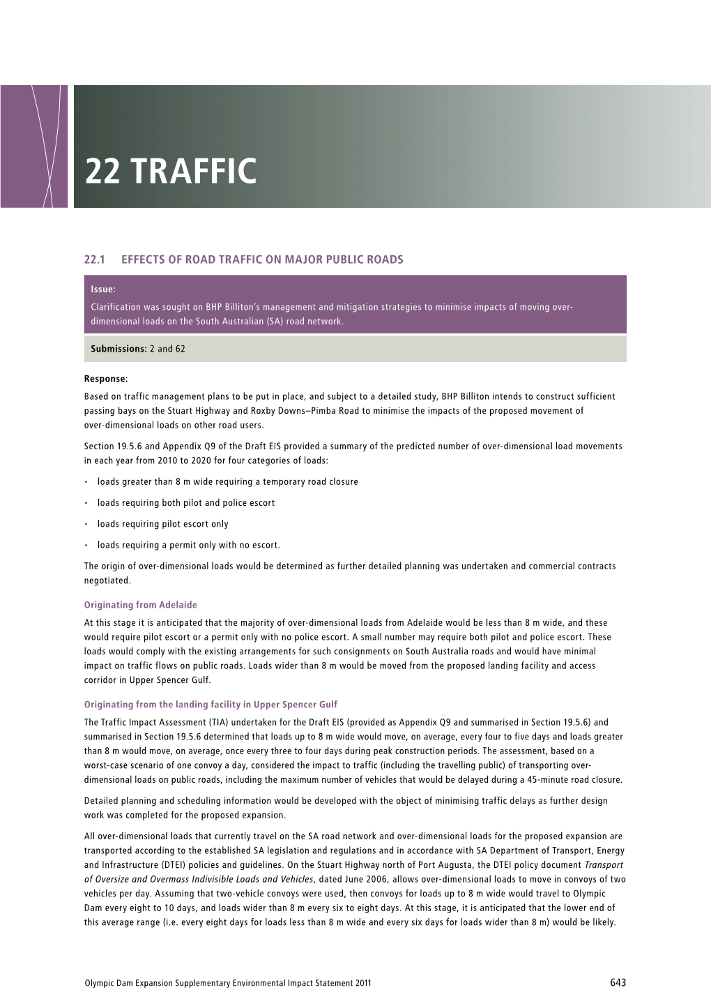 Chapter 22 Traffic