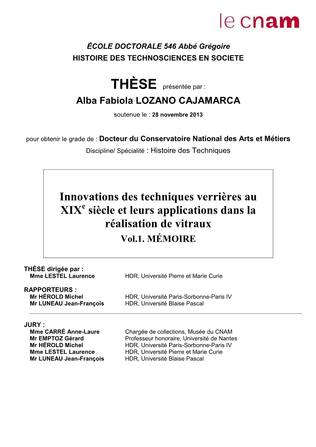 Innovations Des Techniques Verrières Au XIX Siècle Et Leurs Applications