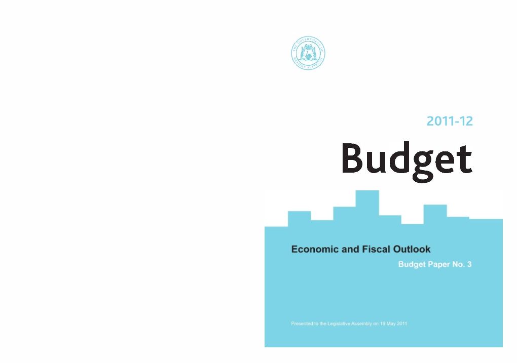 Economic and Fiscal Outlook Aper No