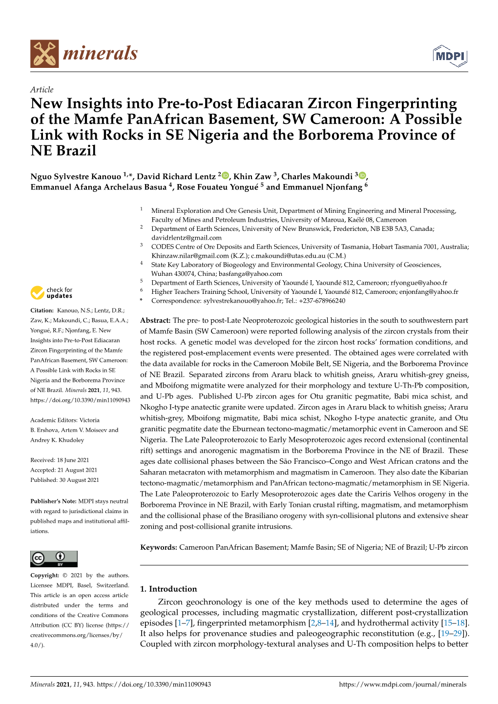 New Insights Into Pre-To-Post Ediacaran Zircon