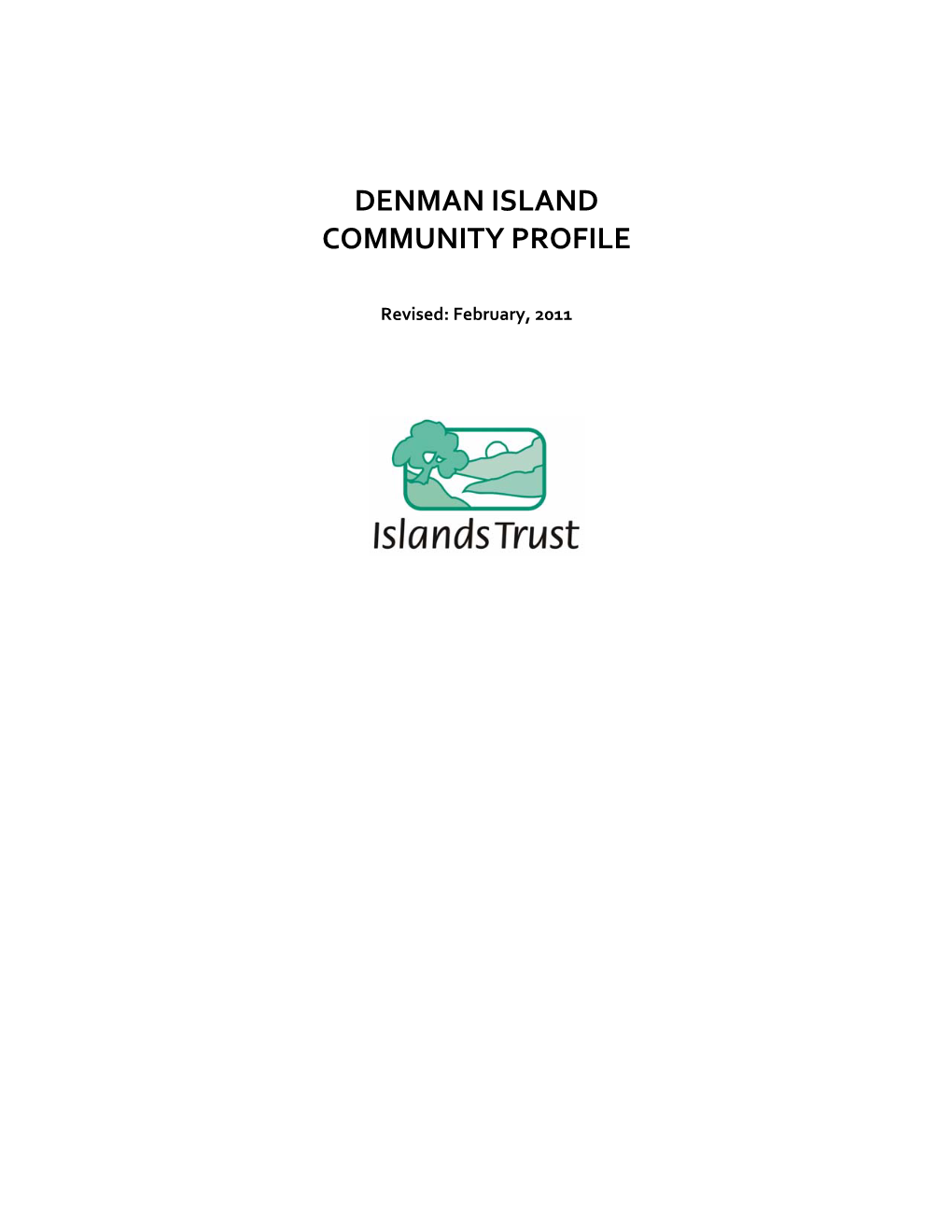 Denman Island Community Profile