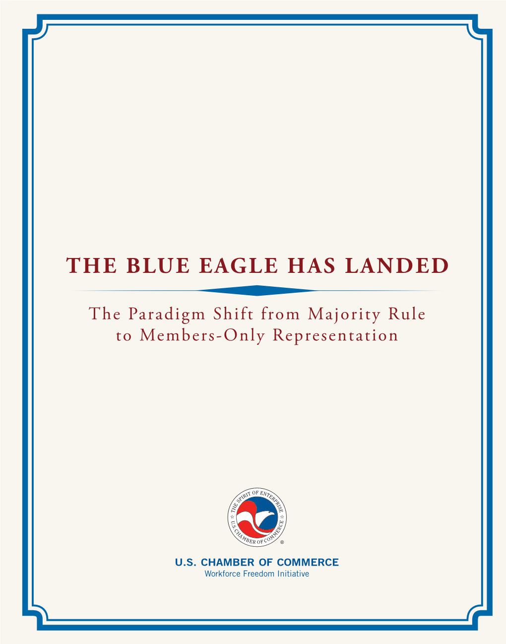 The Blue Eagle Has Landed