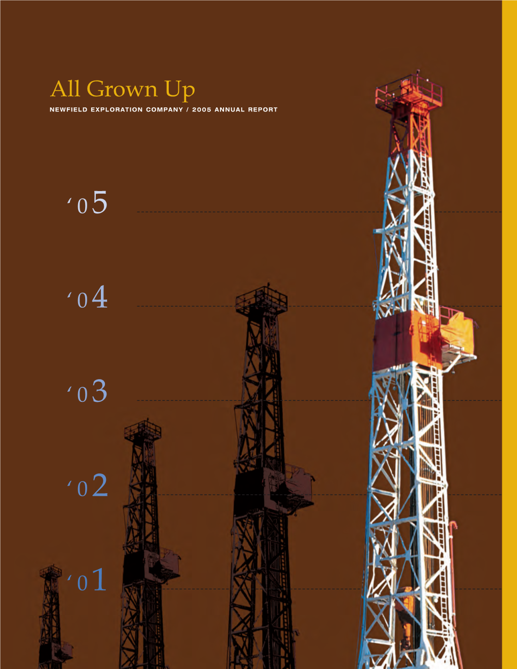 Grown up Suite 2020 NEWFIELD EXPLORATION COMPANY / 2005 ANNUAL REPORT Houston, Texas 77060 281-847-6000