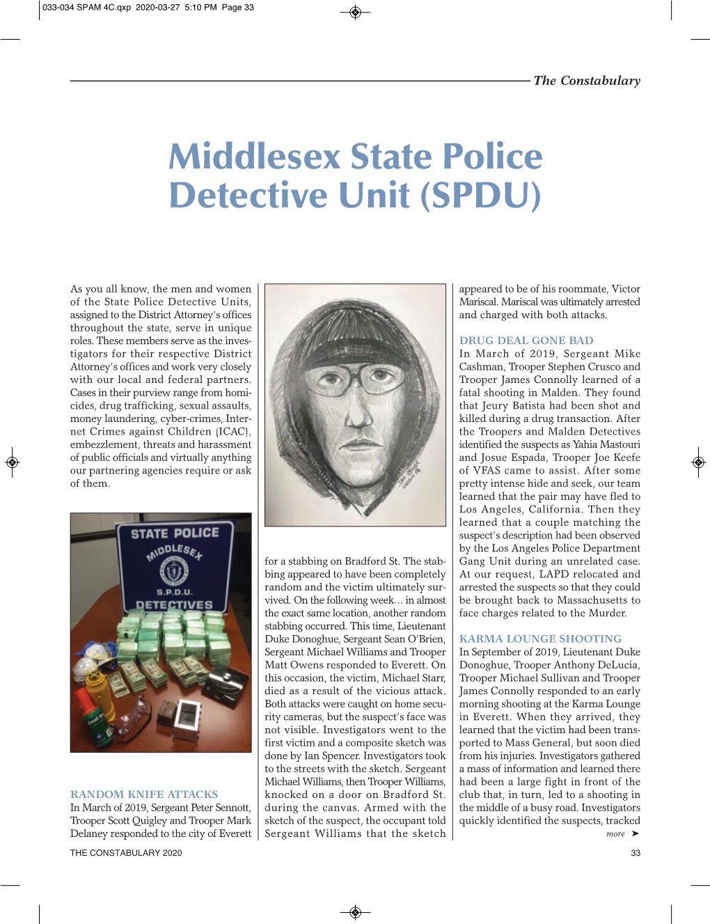 Middlesex State Police Detective Unit (SPDU)