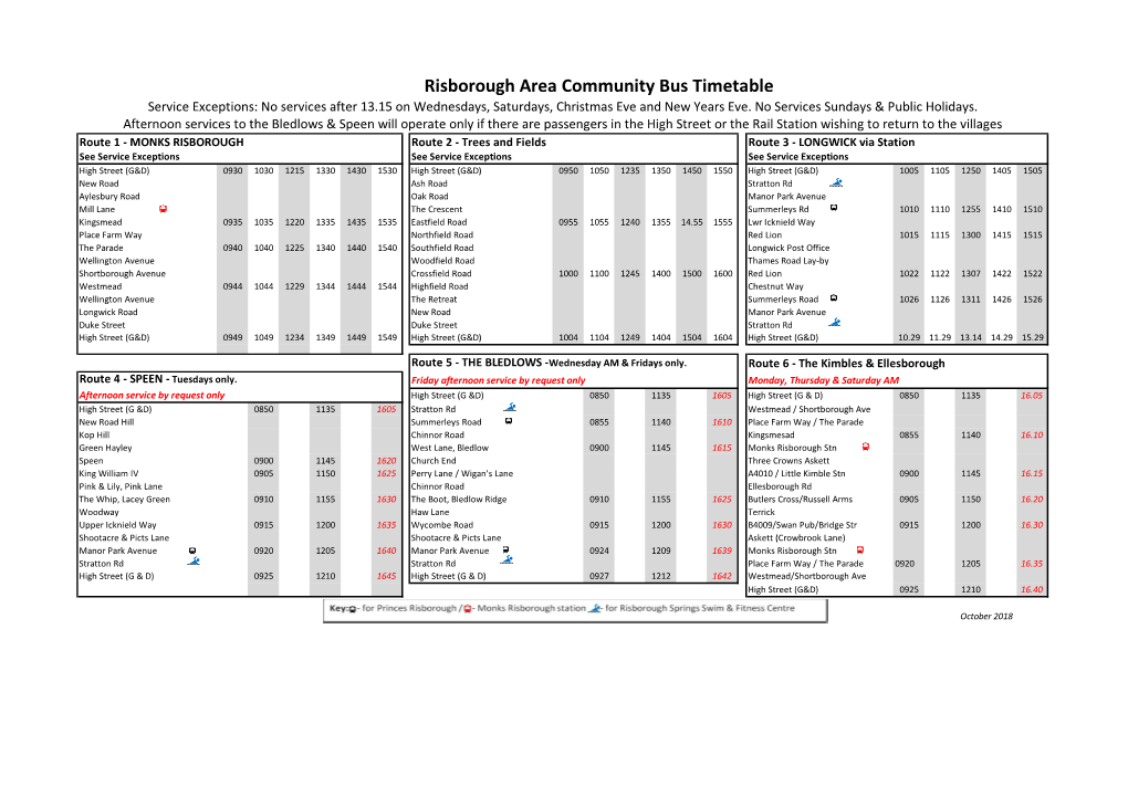 Download FULL Timetable (Pdf)