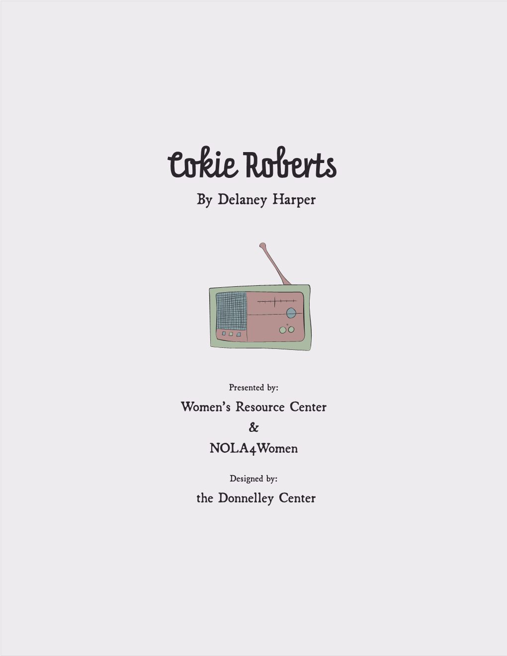 Cokie Roberts by Delaney Harper