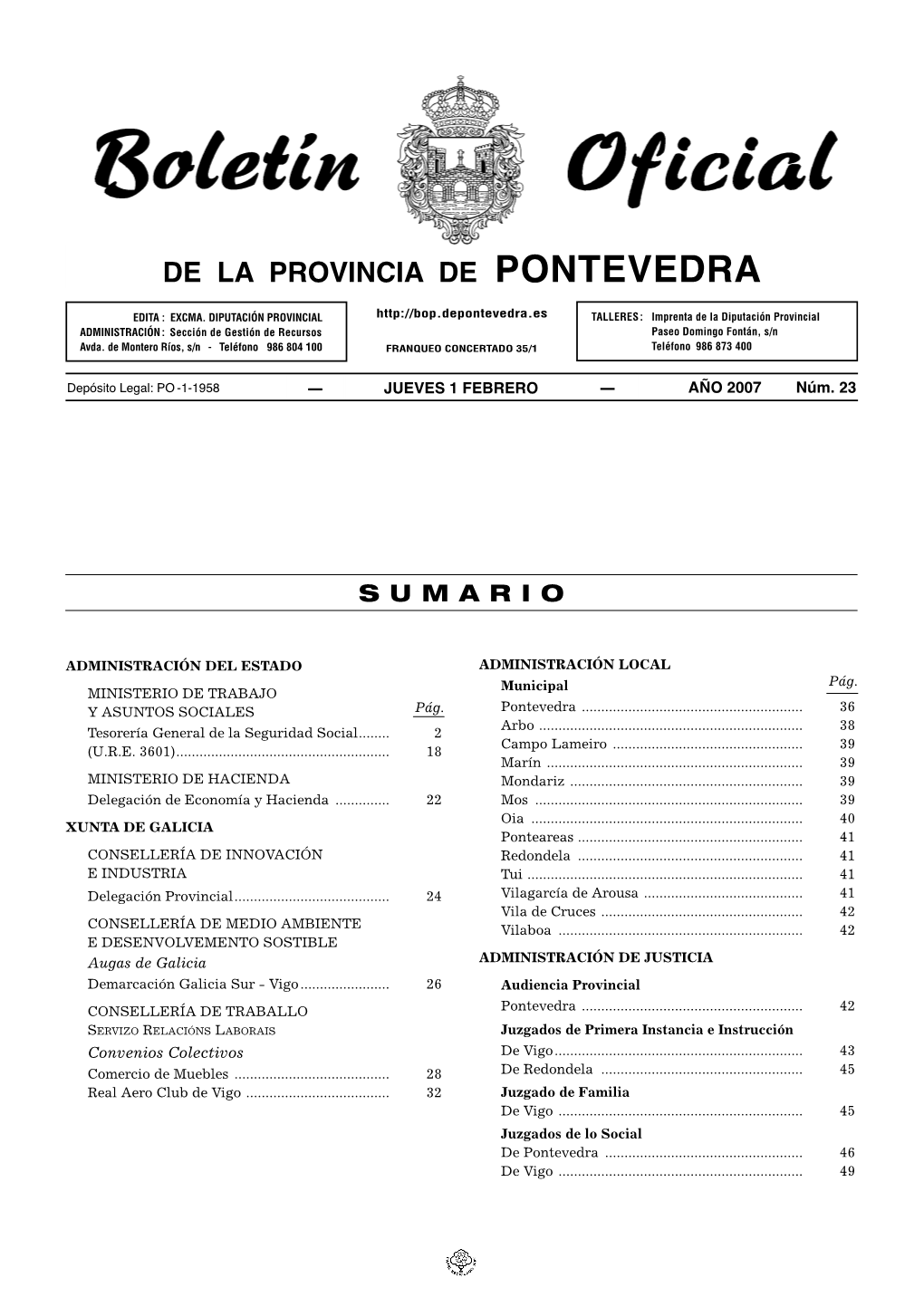 De La Provincia De Pontevedra