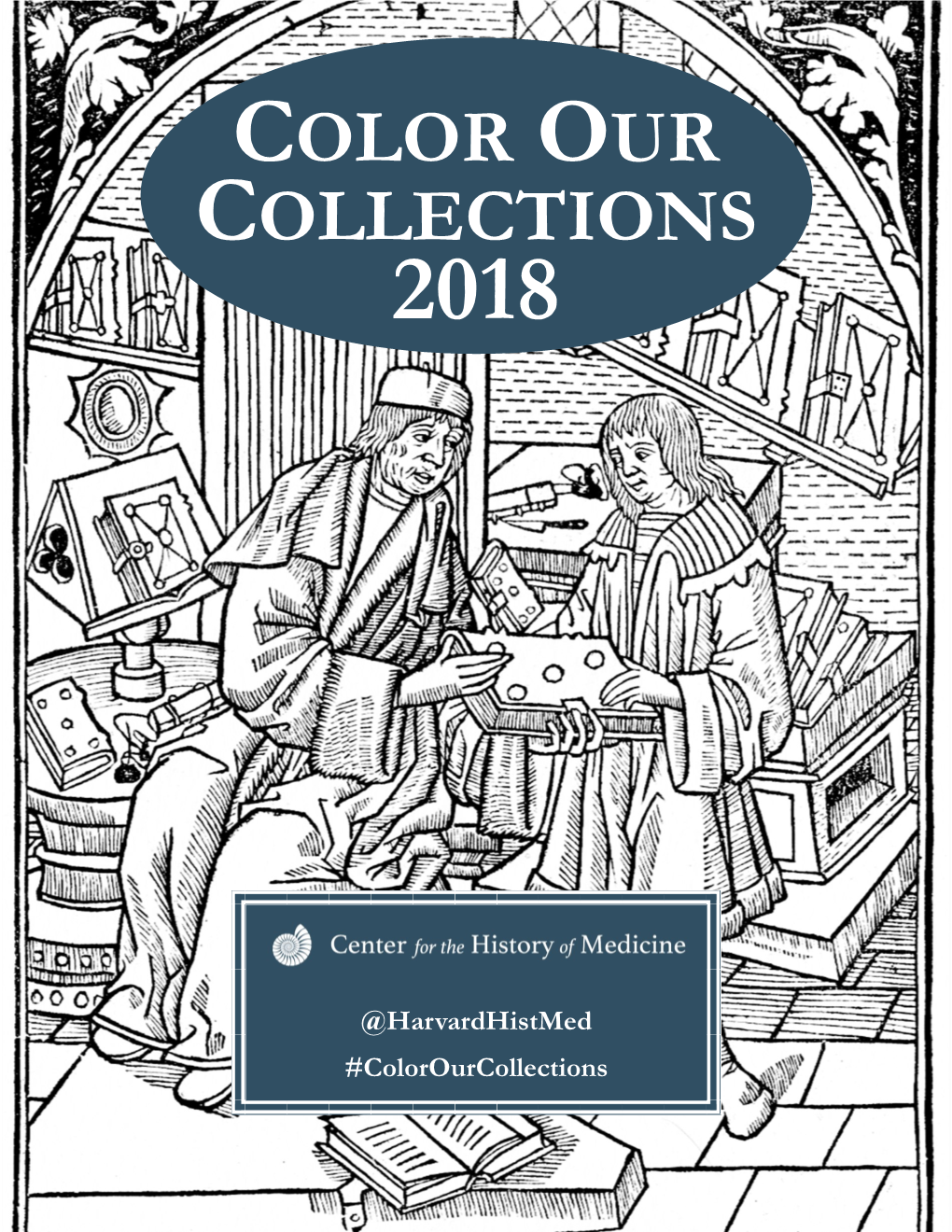 Center for the History of Medicine, Countway Library Coloring Book