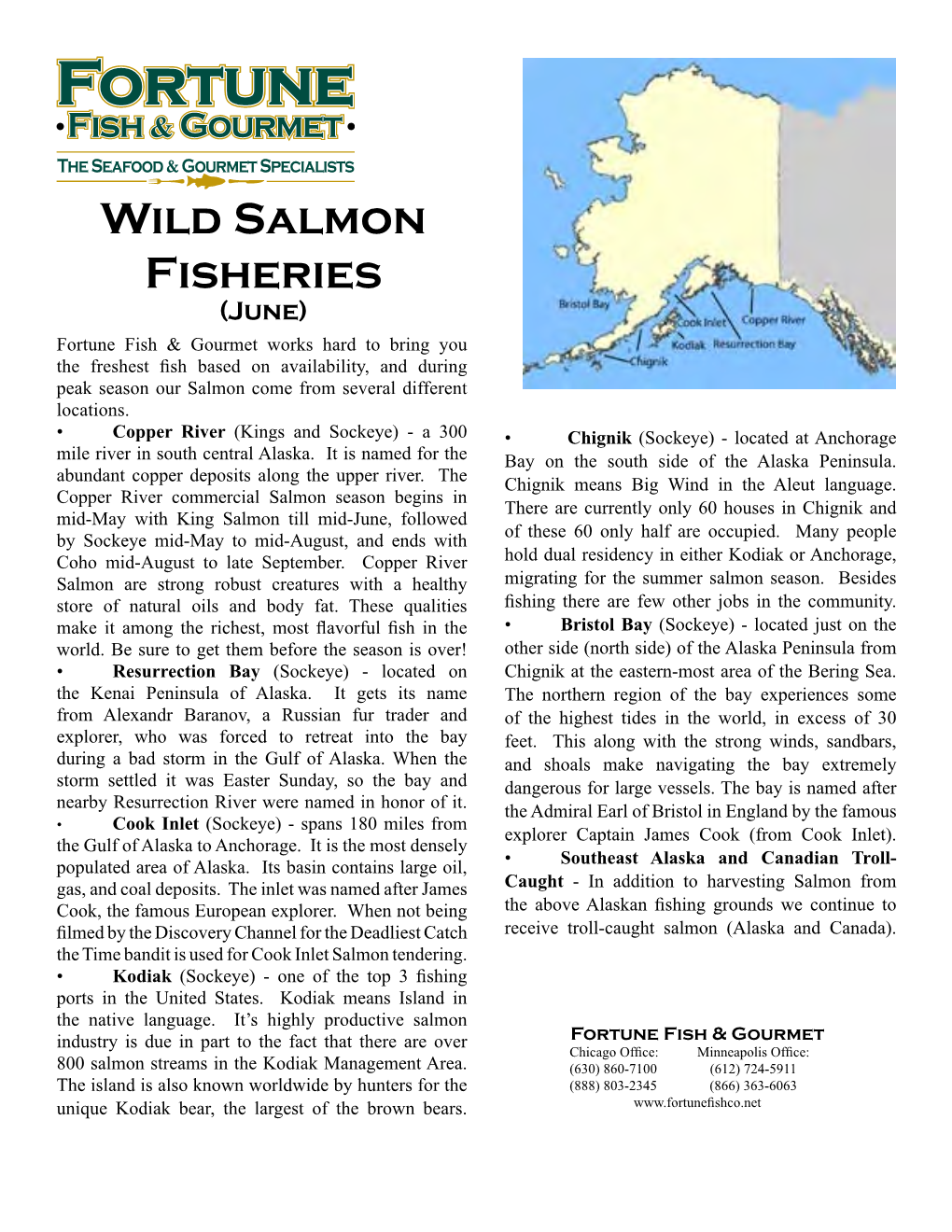 Wild Salmon Fisheries