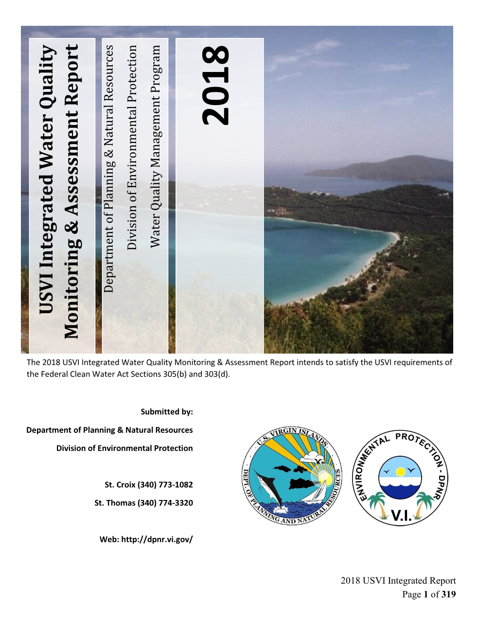 USVI Integrated Water Quality Monitoring & Assessment Report