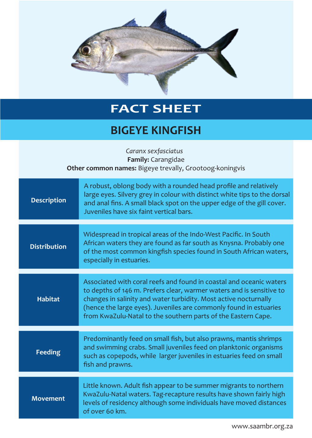 ORI Fish Fact Sheet