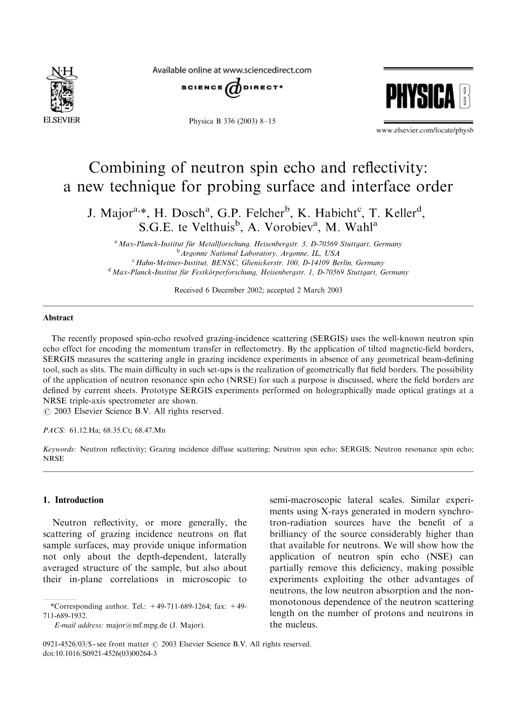 Combining of Neutron Spin Echo and Reflectivity: a New Technique For