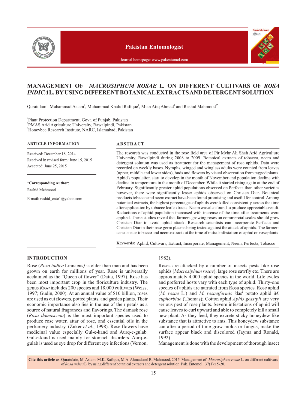 4-Management of Macrosiphum Rosae.Cdr