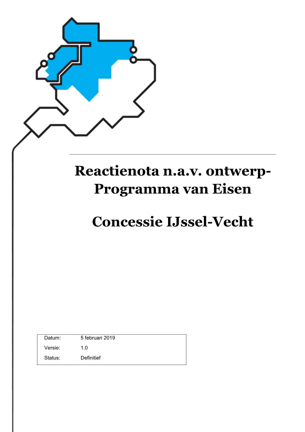 Programma Van Eisen Concessie Ijssel-Vecht