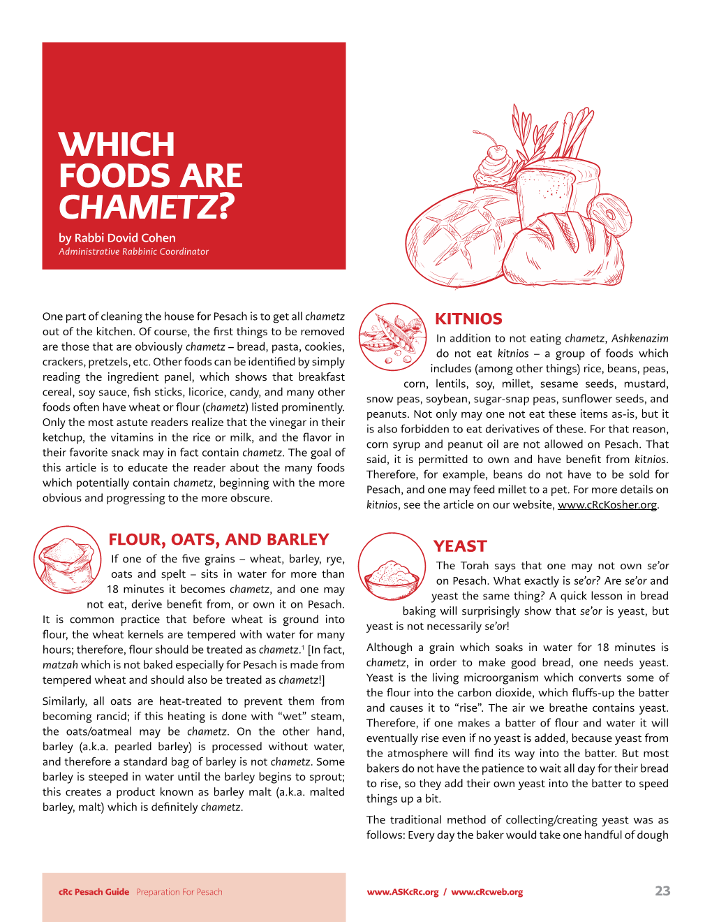 Which Foods Are Chametz 2021