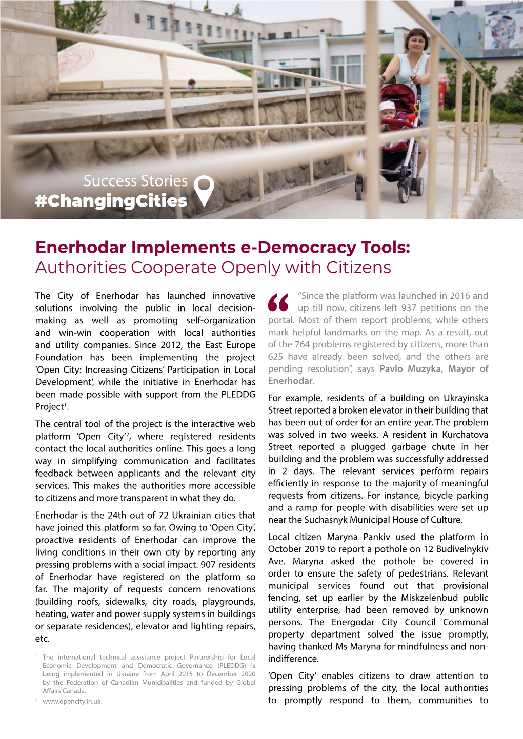 Enerhodar Implements E-Democracy Tools: Authorities Cooperate Openly with Citizens