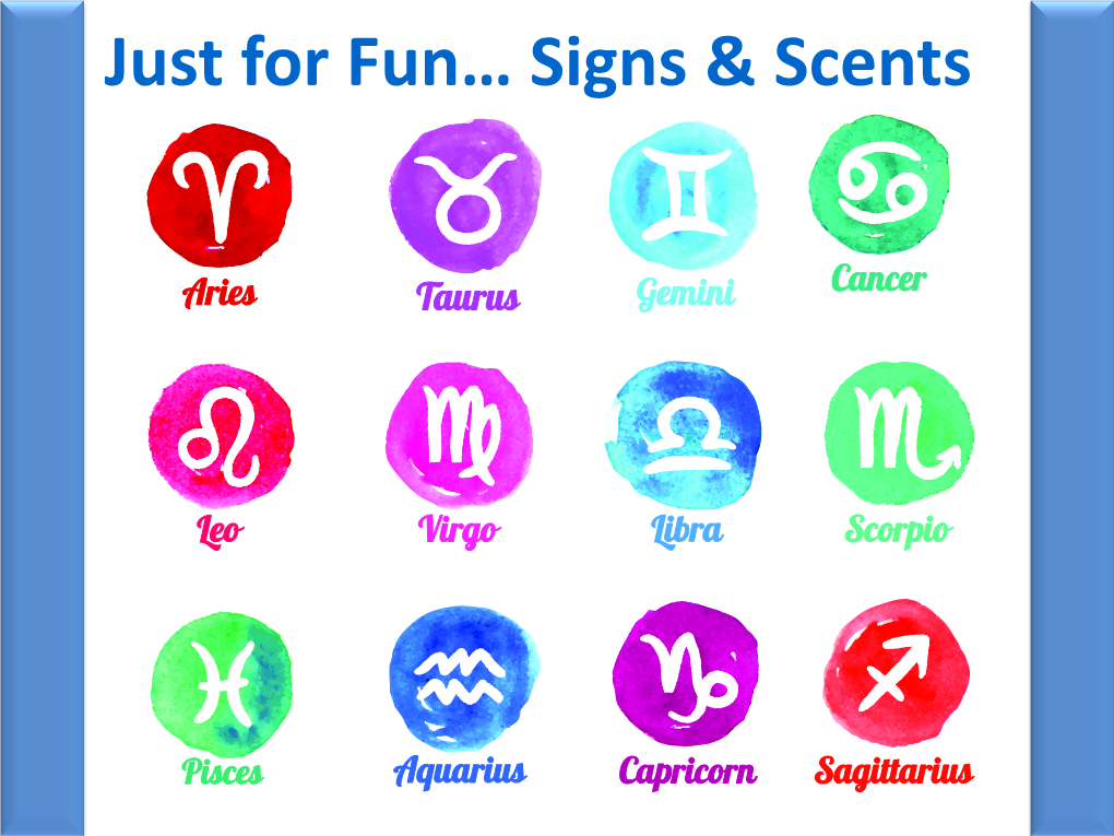 Zodiac Signs and Scents