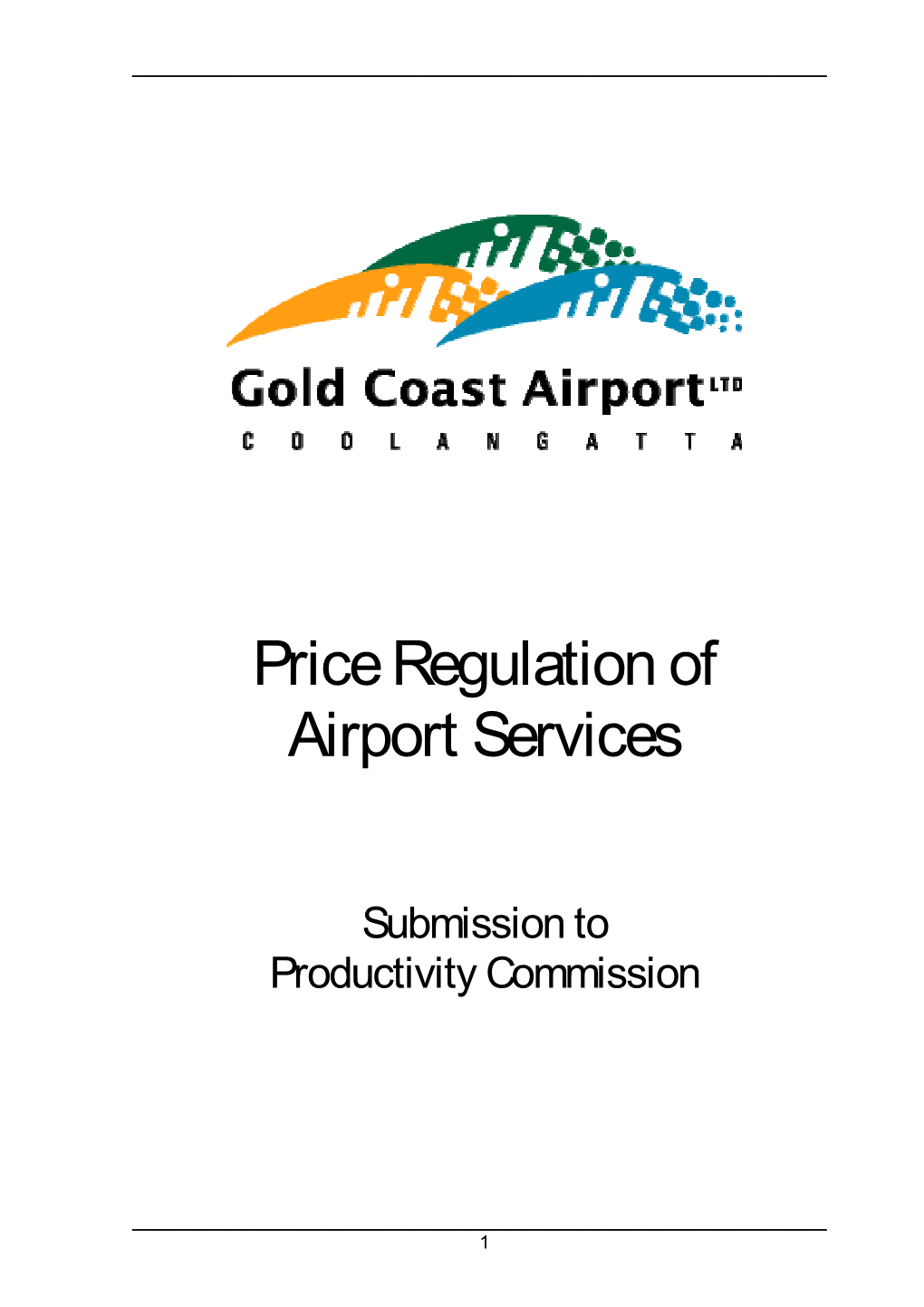 Price Regulation of Airport Services